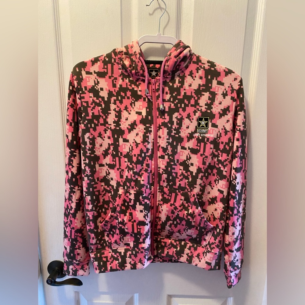 U.S. Army Pink Digital Camo Zip-Up
